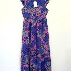 Sugarlips Purple Floral Dress